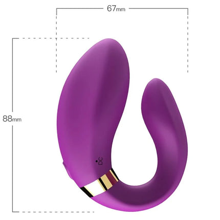 ARMONY - CRESCENT VIBRATOR FÜR PAARE FERNBEDIENUNG LILA