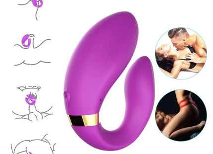 ARMONY - CRESCENT VIBRATOR FÜR PAARE FERNBEDIENUNG LILA