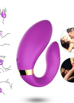 ARMONY - CRESCENT VIBRATOR FÜR PAARE FERNBEDIENUNG LILA