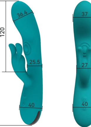 ARMONY - DANCING BUNNY VIBRATOR RABBIT 10 GESCHWINDIGKEITEN GRÜN