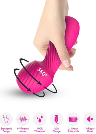 ARMONY - DAZZLE MASSAGER & VIBRATOR KLEIN FUCHSIA