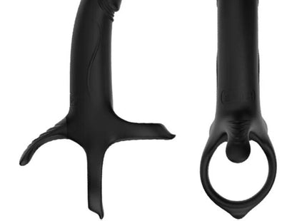 ARMONY - DILDO MIT RING & VIBRATOR SCHWARZ