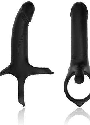 ARMONY - DILDO MIT RING & VIBRATOR SCHWARZ