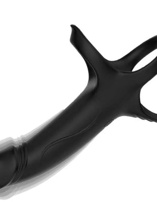 ARMONY - DILDO MIT RING & VIBRATOR SCHWARZ