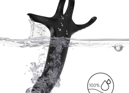 ARMONY - DILDO MIT RING & VIBRATOR SCHWARZ