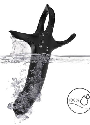 ARMONY - DILDO MIT RING & VIBRATOR SCHWARZ