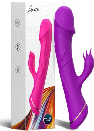 ARMONY - DILDO VIBRATOR KANINCHEN SILIKON LILA