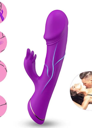 ARMONY - DILDO VIBRATOR KANINCHEN SILIKON LILA