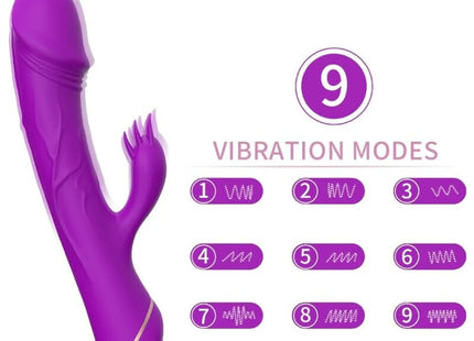 ARMONY - DILDO VIBRATOR KANINCHEN SILIKON LILA