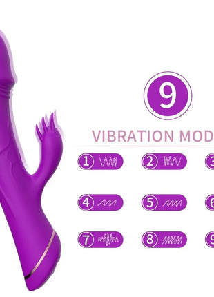 ARMONY - DILDO VIBRATOR KANINCHEN SILIKON LILA