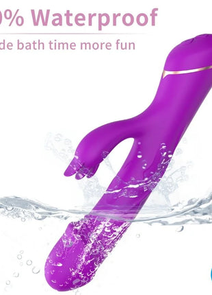ARMONY - DILDO VIBRATOR KANINCHEN SILIKON LILA