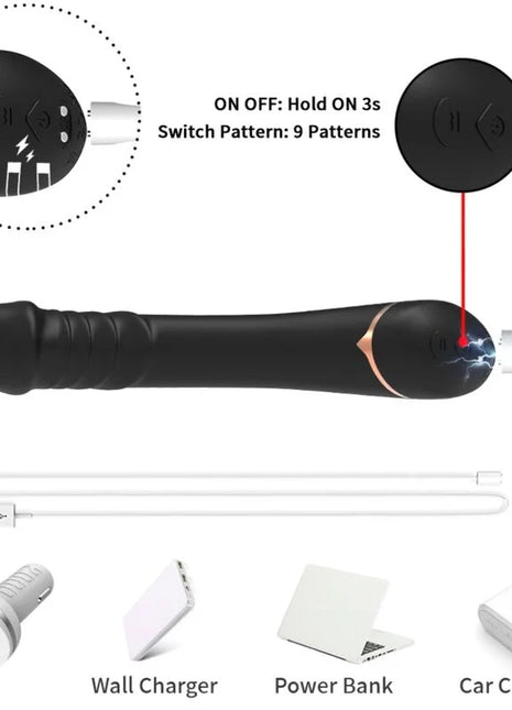 ARMONY - DILDO VIBRATOR SILIKON SCHWARZ