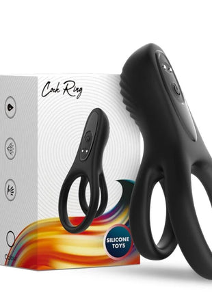 ARMONY - DOPPELRINGVIBRATOR SCHWARZ - Penisring mit Vibration