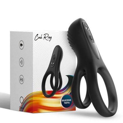 ARMONY - DOPPELRINGVIBRATOR SCHWARZ - Penisring mit Vibration