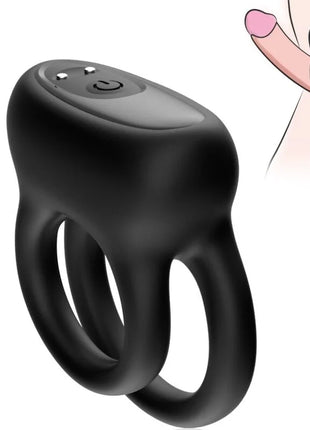 ARMONY - DOPPELRINGVIBRATOR SCHWARZ - Penisring mit Vibration