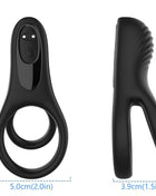 ARMONY - DOPPELRINGVIBRATOR SCHWARZ - Penisring mit Vibration