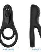 ARMONY - DOPPELRINGVIBRATOR SCHWARZ - Penisring mit Vibration