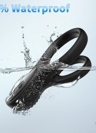 ARMONY - DOPPELRINGVIBRATOR SCHWARZ - Penisring mit Vibration
