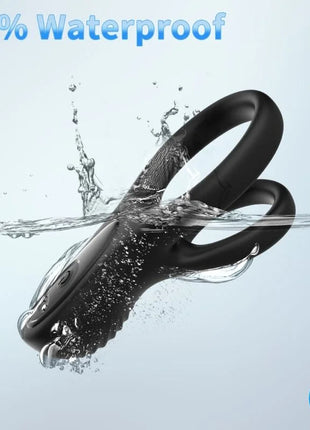 ARMONY - DOPPELRINGVIBRATOR SCHWARZ - Penisring mit Vibration