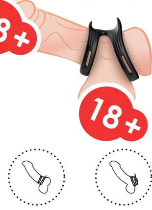 ARMONY - DUALRING DOPPELTER ELASTISCHER RING SCHWARZ