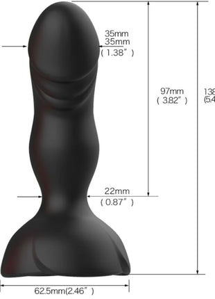 ARMONY - EXTREME A BLOOM ROSE VIBRATOR & ANALSTECKER FERNBEDIENUNG SCHWARZ - Anal-Vibratoren