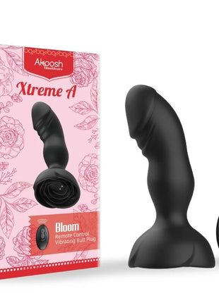 ARMONY - EXTREME A BLOOM ROSE VIBRATOR & ANALSTECKER FERNBEDIENUNG SCHWARZ - Anal-Vibratoren
