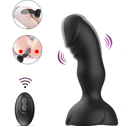 ARMONY - EXTREME A BLOOM ROSE VIBRATOR & ANALSTECKER FERNBEDIENUNG SCHWARZ - Anal-Vibratoren