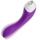 ArmonY fairyland leckvibrierender lila silikon vibrator mit ergonomischem gebogenem design zur klitorisstimulation