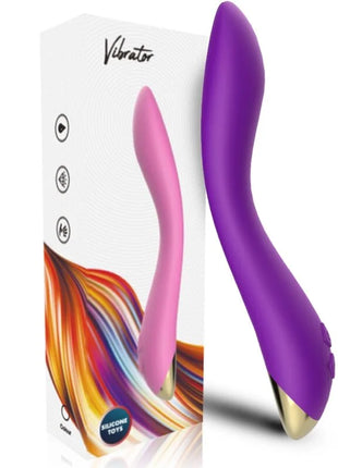 Purple silikon vibrator harmony flamingo mit goldfarbener spitze und steuerknöpfen multiposition lila