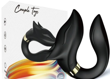ARMONY - FOX VIBRATOR FÜR PAARE MIT FERNBEDIENUNG SCHWARZ