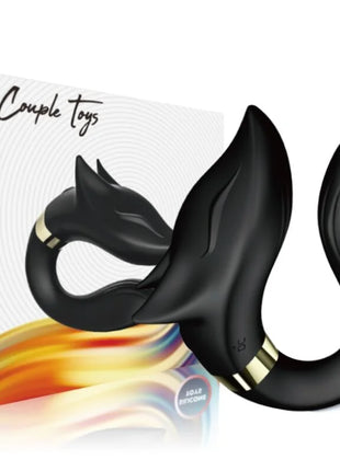 ARMONY - FOX VIBRATOR FÜR PAARE MIT FERNBEDIENUNG SCHWARZ