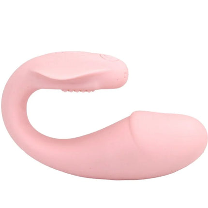 Pink silikon strap-on vibrator harmony freshfun cici mit ergonomischem design und texturiertem kopf