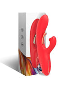 ARMONY - G-PUNKT- UND KLITORIS-STIMULATOR-VIBRATOR MIT OSZILLIERENDER ZUNGE ROT