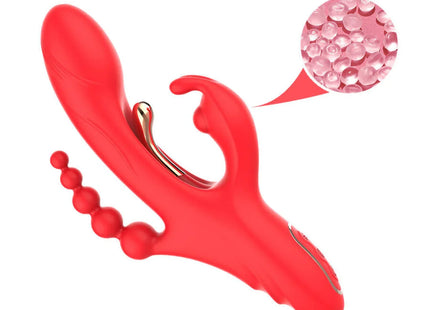 ARMONY - G-PUNKT- UND KLITORIS-STIMULATOR-VIBRATOR ROT