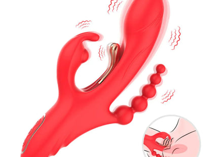 ARMONY - G-PUNKT- UND KLITORIS-STIMULATOR-VIBRATOR ROT