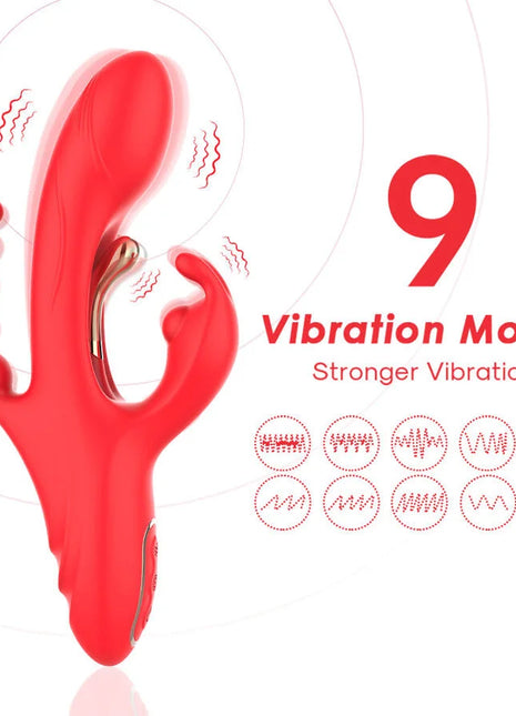 ARMONY - G-PUNKT- UND KLITORIS-STIMULATOR-VIBRATOR ROT