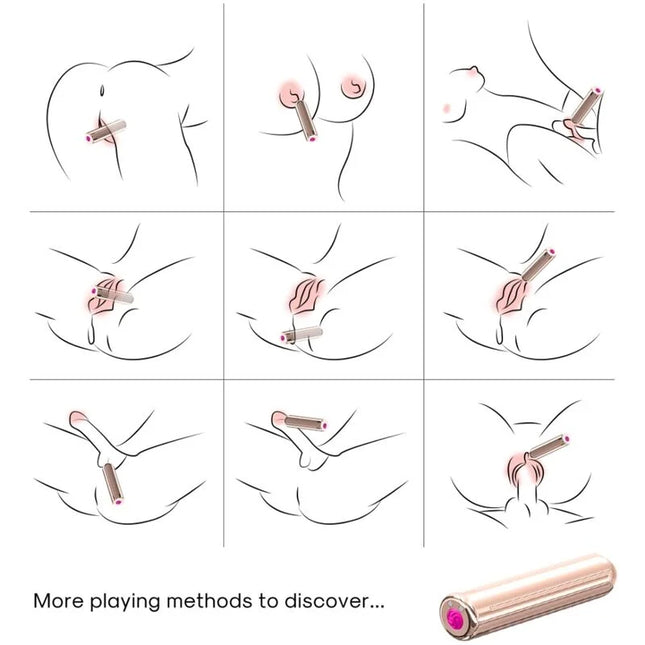 ARMONY - GESPANNUNGSKOPF-VIBRATOR-KUGEL GOLDEN 2 CM x 8.8 CM - Vibrierende Kugeln