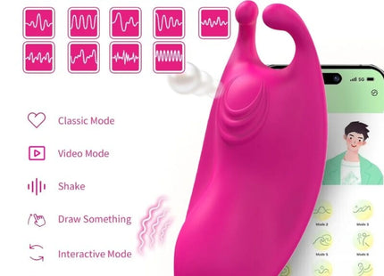ARMONY - HONEYBEE TRAGBARES HÖSCHENVIBRATOR G-SPOT FUCHSIA -KOSTENLOSE APP