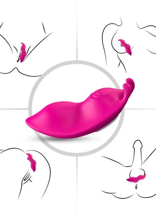 Vibranter pinker silikon vibrator in lippenform mit glänzender oberfläche und ergonomischem design von Armony