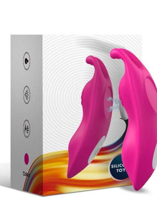 Vibranter pinker silikon vibrator mit weißen kreisen ergonomisch für g-punkt fernbedienung tragbare höschen