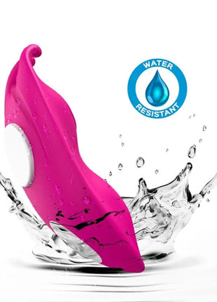 Vibranter pinker silikong-punkt vibrator harmony honeybee mit weißem knop für wasserfesten einsatz