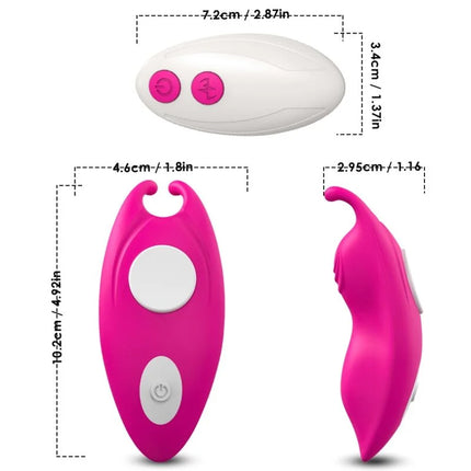 Armon y honeybee tragbares hösch en vibrator g-spot fuchsia mit glattem plastik und weißer fernbedienung
