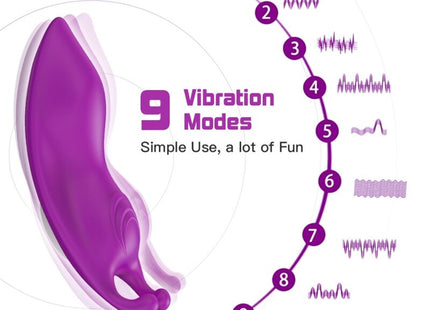 ArmonY honeybee tragbares lila silikon vibrator mit ergonomischem griff und geschwungener form für g-punkt stimulation