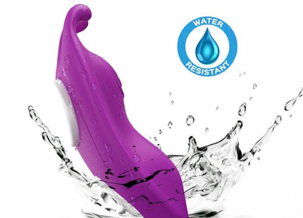 Lila silikon vibrator mit ergonomischem design und wasserfester eigenschaft für g-punkt stimulation