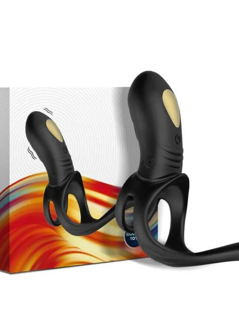 ARMONY - JOY JUMPER RINGVIBRATOR FÜR PAARE & ANALPLUG FERNBEDIENUNG SCHWARZ - Penisring für Paare
