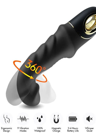 ARMONY - JOYBLADE DILDO VIBRATOR ROTATOR SCHWARZ - Vibrierende Rotatoren