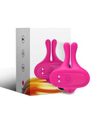 ARMONY - KANINCHENFORM VIBRATION MAGNETISCHE NIPPELKLEMMEN ROSA