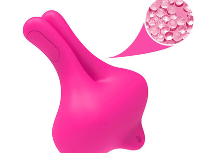 ARMONY - KANINCHENFORM VIBRATION MAGNETISCHE NIPPELKLEMMEN ROSA