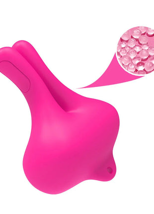 ARMONY - KANINCHENFORM VIBRATION MAGNETISCHE NIPPELKLEMMEN ROSA
