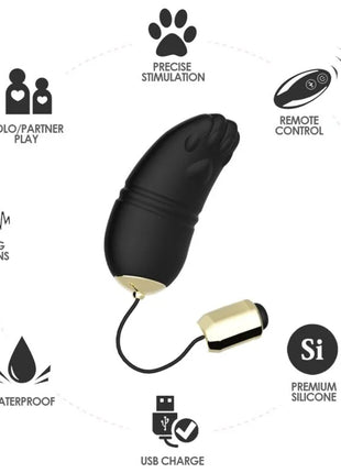 ARMONY - KITTY EGG VIBRATOR G-SPOT FERNBEDIENUNG SCHWARZ - G-Punkt Vibratoren